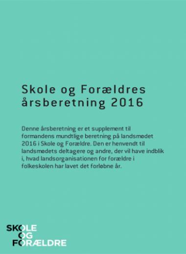 Forside årsberetning 2016